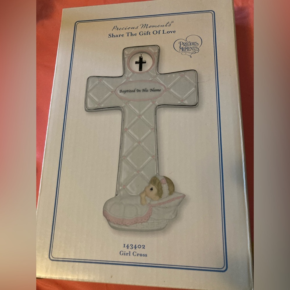 Precious Moments Baptized in his Name Piece- girl